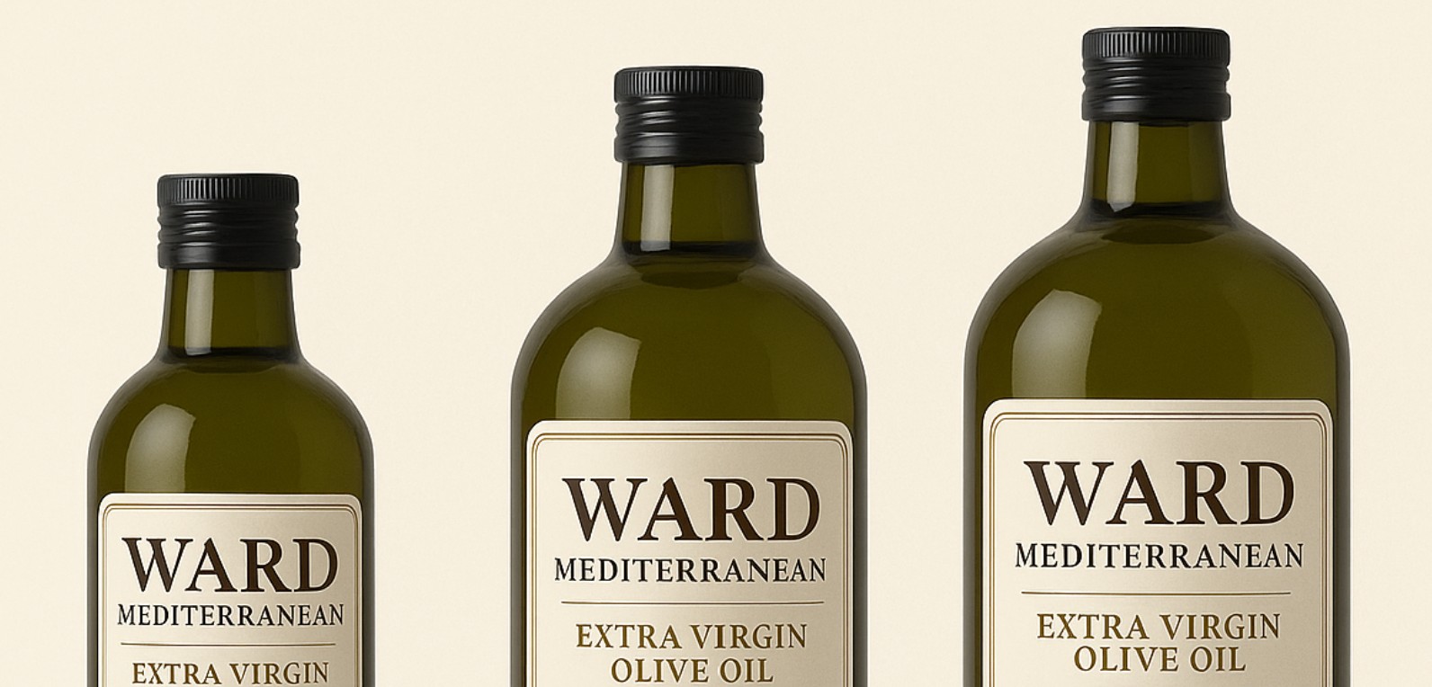 Ward Mediterranean Olive Oil Bottles